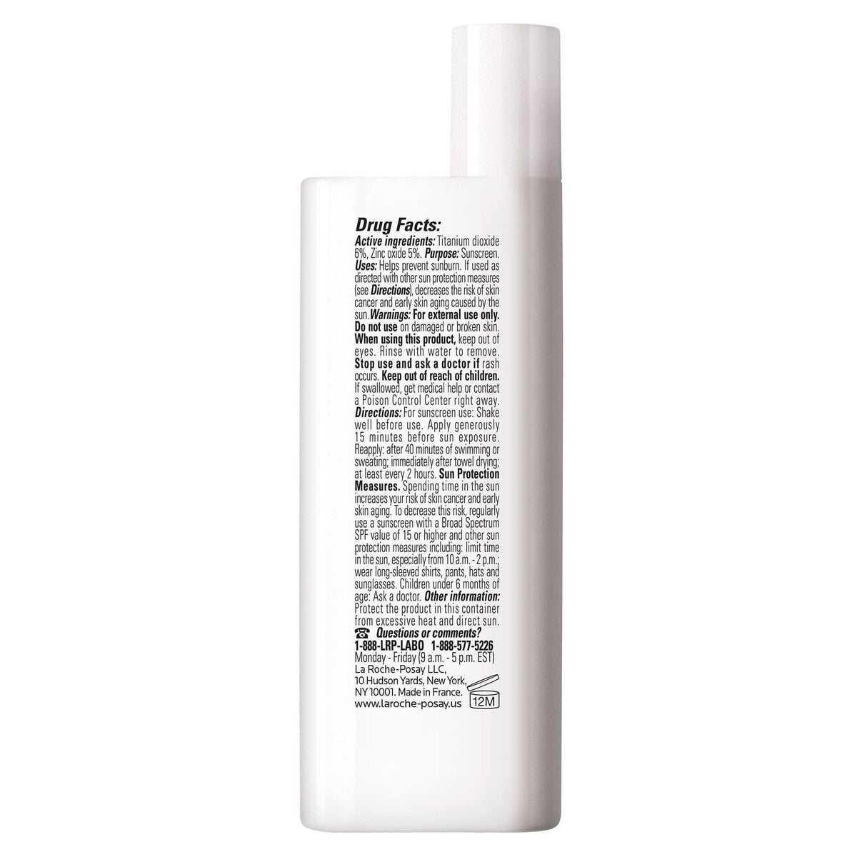 La Roche-Posay bottle in sunlit outdoor scene showing everyday use benefit