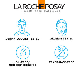 La Roche-Posay used outdoors on model showing reliable daily sun protection