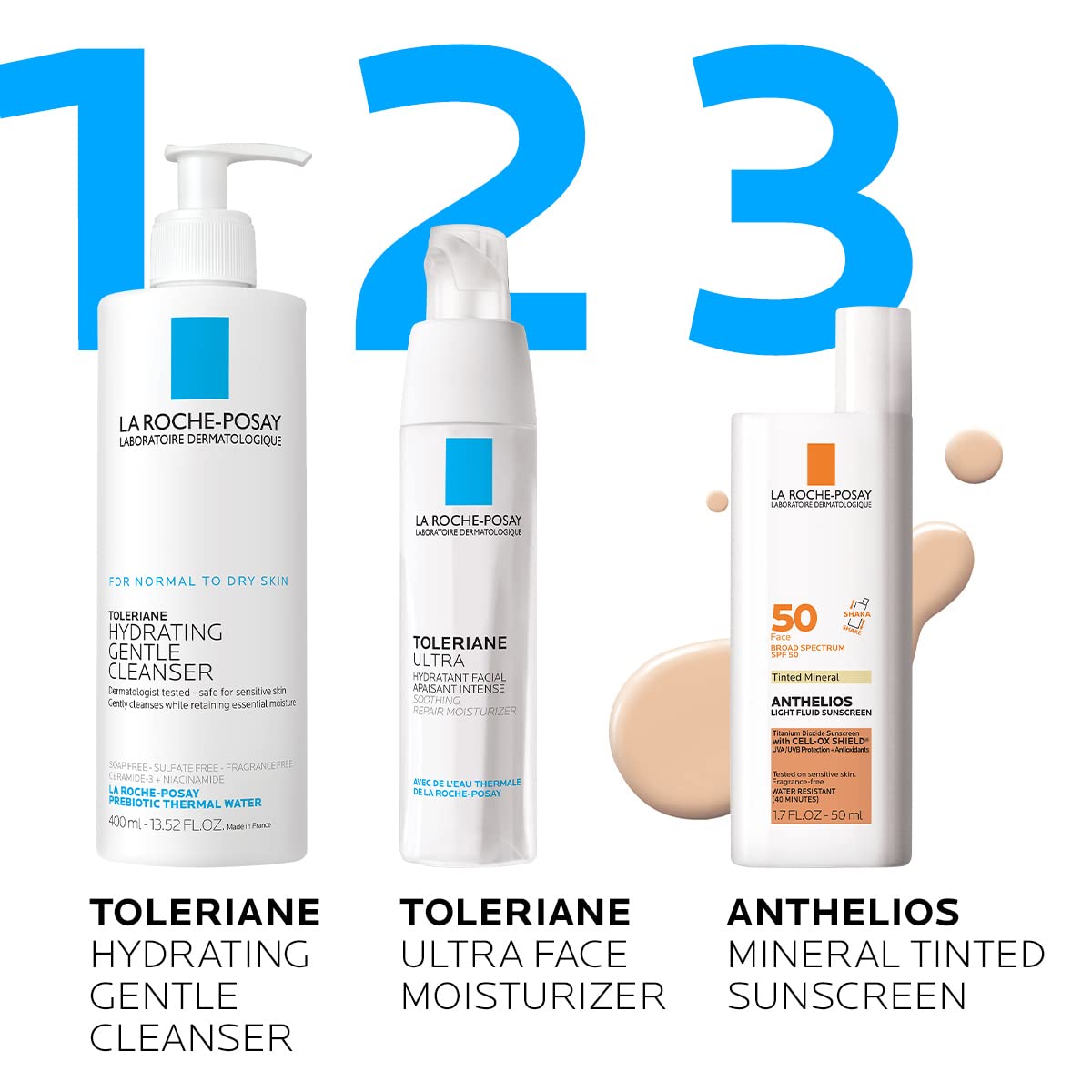 La Roche-Posay applied outdoors showing broad-spectrum daily sun protection