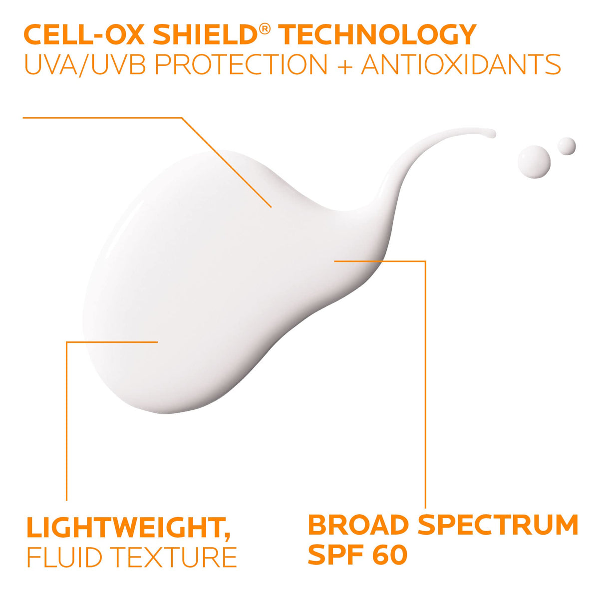 La Roche-Posay tube dispensing fluid highlighting easy controlled application