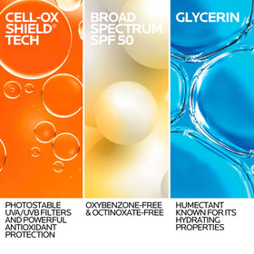 La Roche-Posay close-up of lotion texture highlighting quick absorption