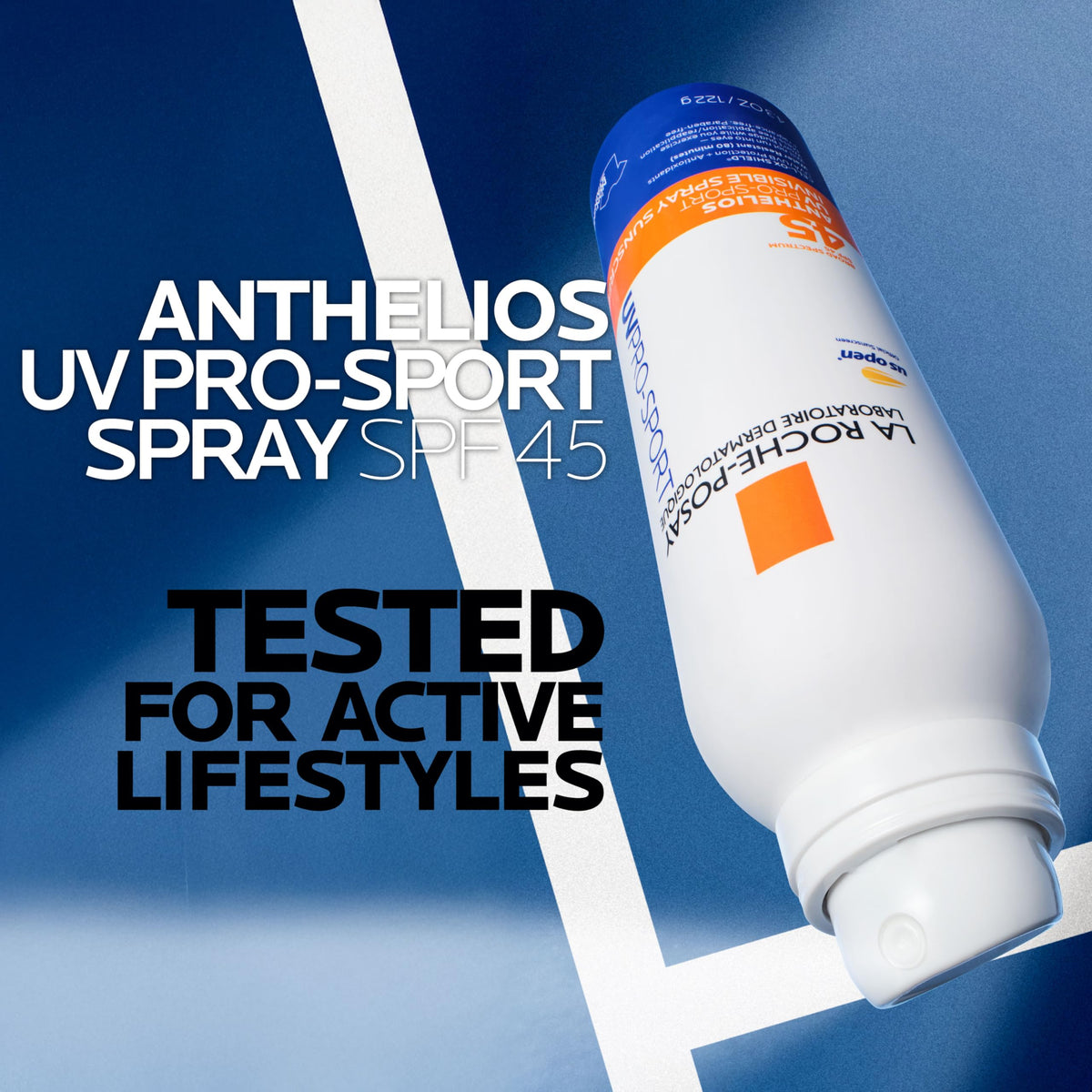 La Roche-Posay spray texture on hand demonstrating lightweight absorption