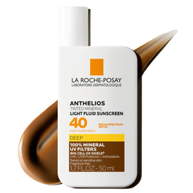 La Roche-Posay front packaging showing SPF 40 and tinted mineral benefits