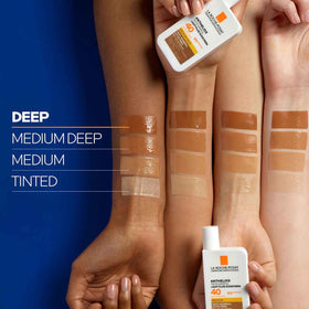 La Roche-Posay tube label close-up highlighting mineral filters and Cell-Ox Shield