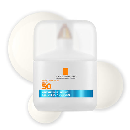 La Roche-Posay front packaging showing SPF 50 and lightweight claim