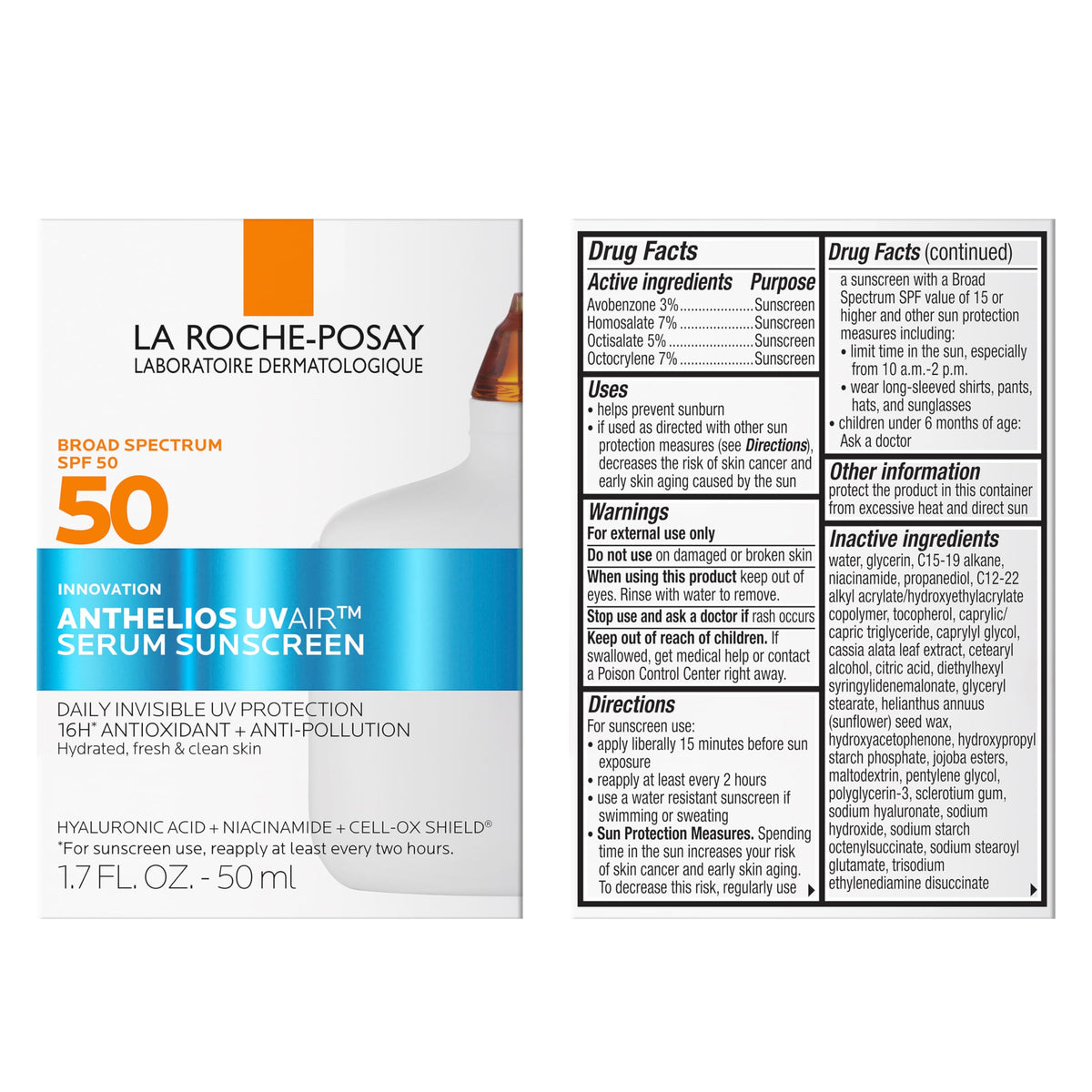La Roche-Posay applied during outdoor activity for daily sun protection