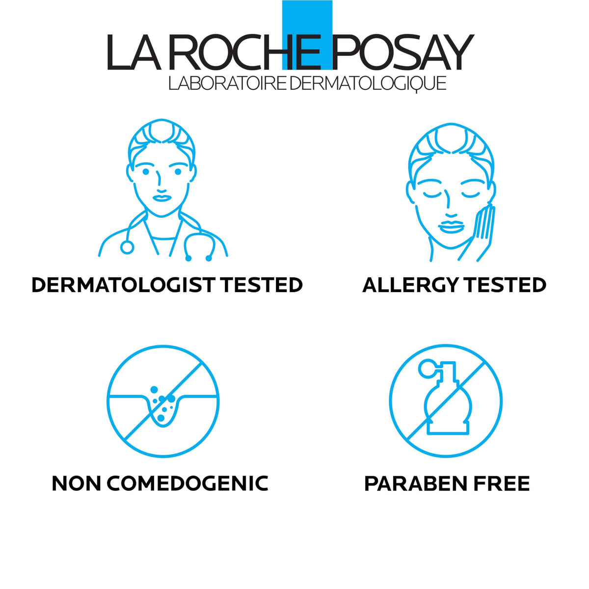 Applying Effaclar serum at night, La Roche-Posay demonstrates simple evening treatment step