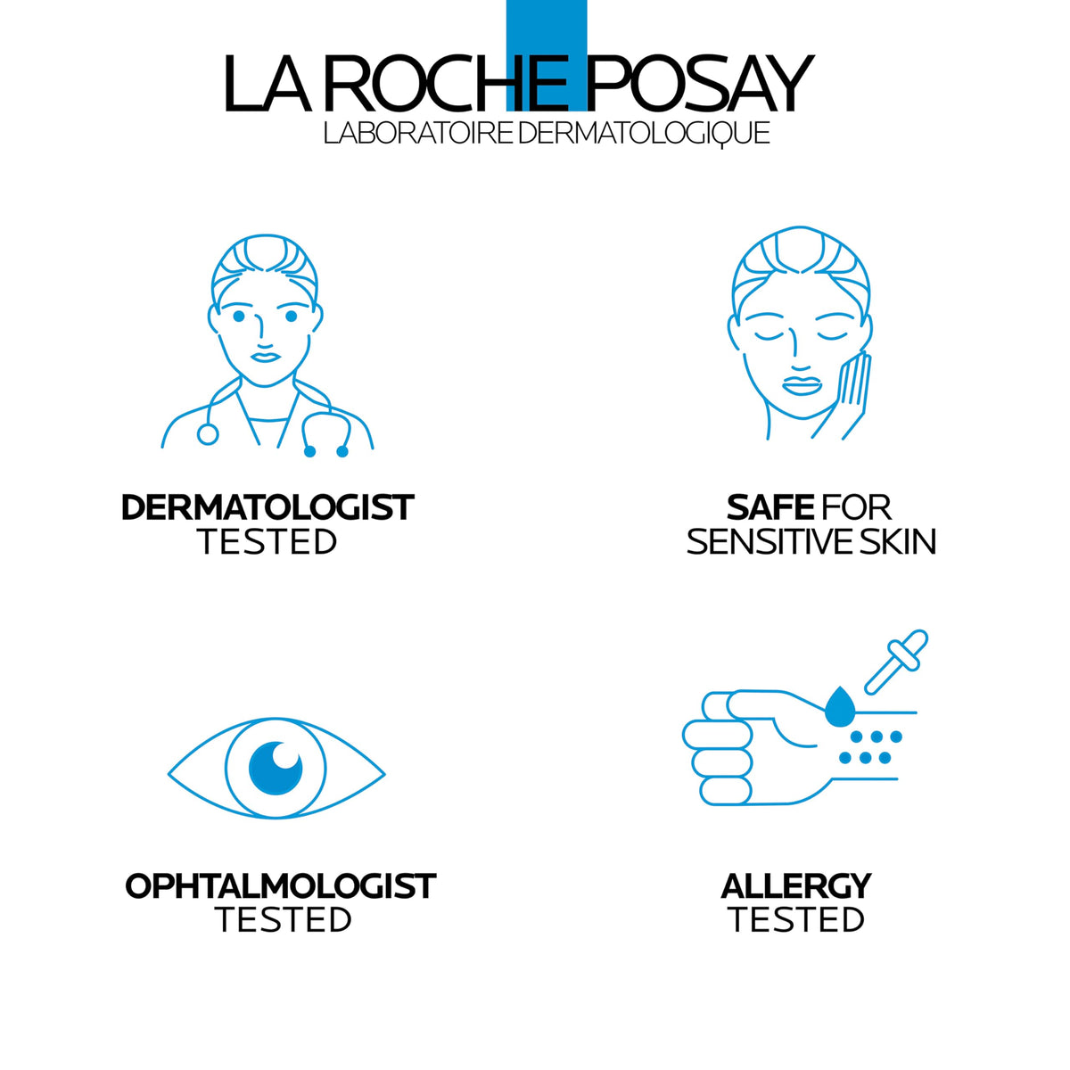 La Roche-Posay mist used on elbow and knee to support body skin recovery