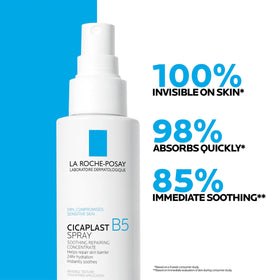 La Roche-Posay ingredient label showing madecassoside and panthenol for soothing