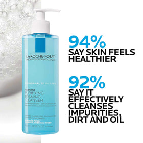 La Roche-Posay ingredient label highlighting niacinamide and ceramide