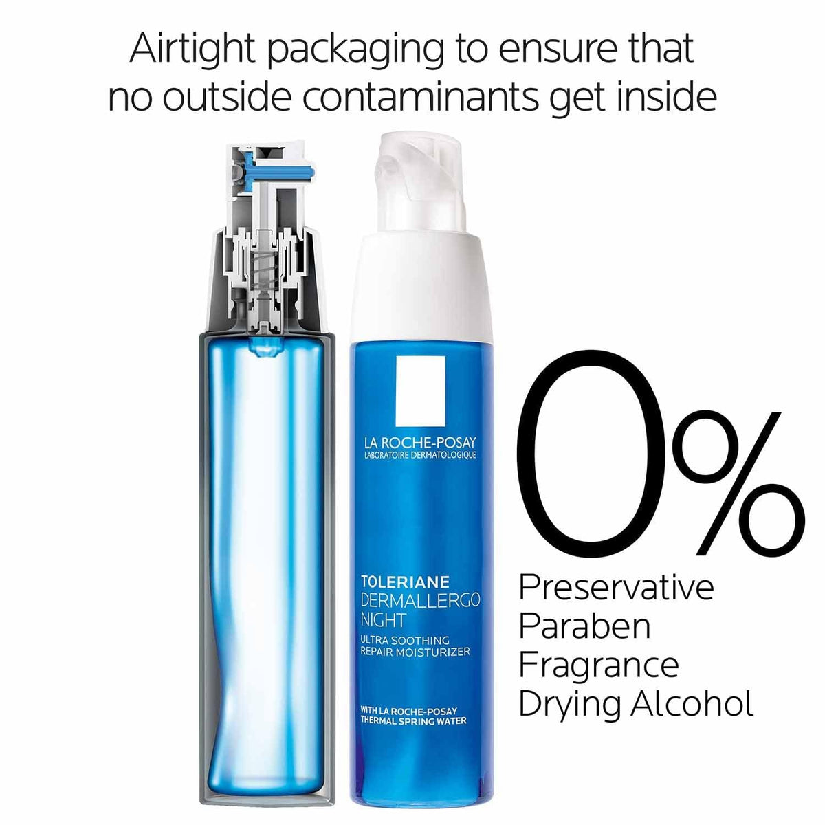La Roche-Posay key ingredient display with Thermal Spring Water for soothing