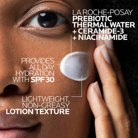 La Roche-Posay cream on hand showing smooth, non-greasy coverage