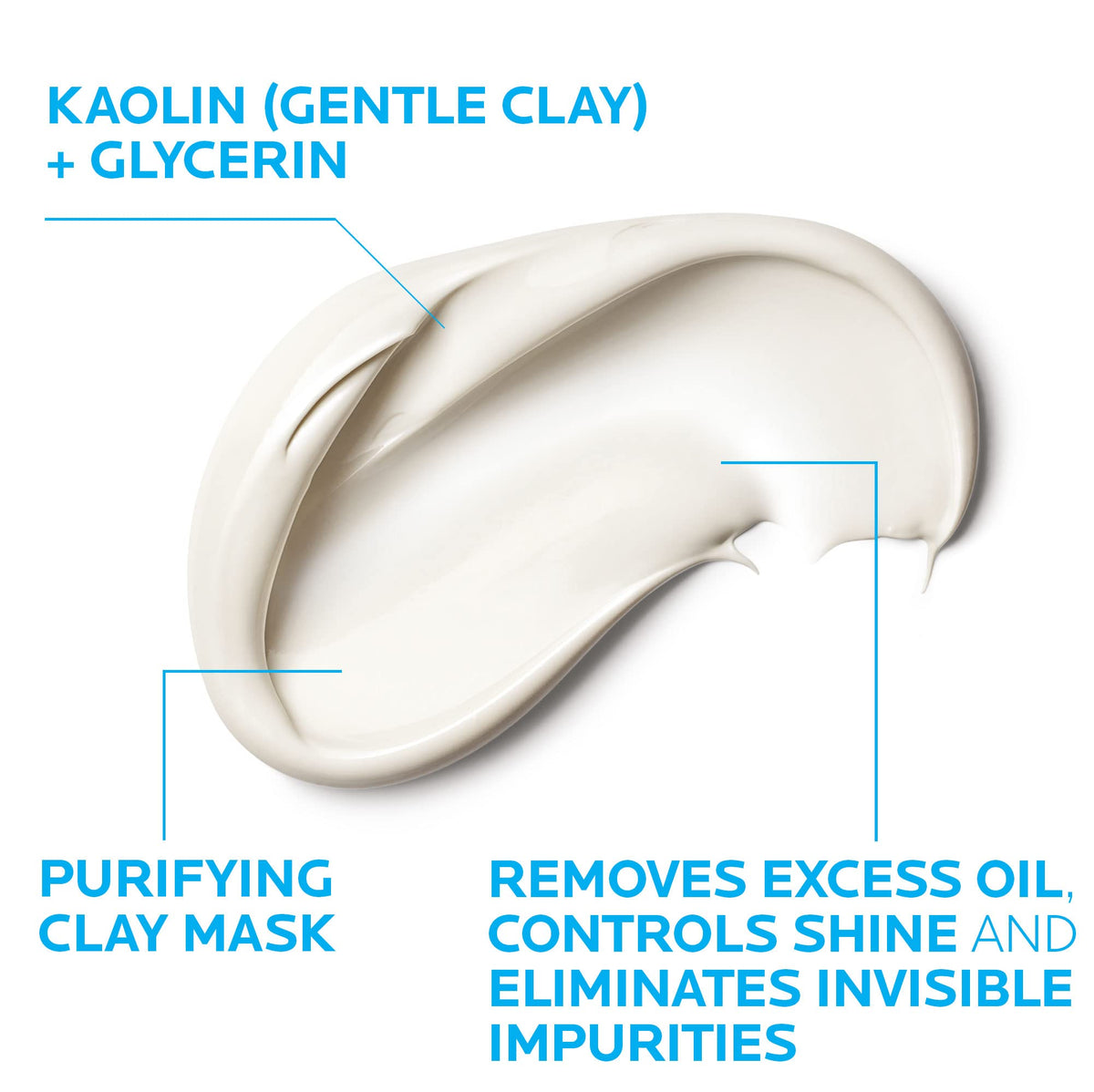 La Roche-Posay applied to cheek demonstrating easy five-minute use