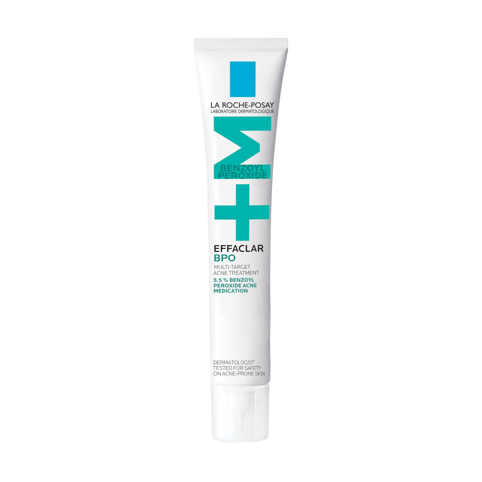 La Roche-Posay front view of Effaclar BPO 40ml showing clinical packaging and trust