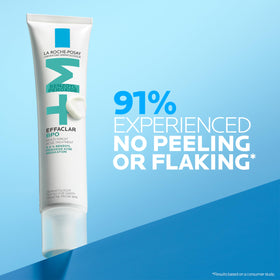 La Roche-Posay close-up of smooth cream texture for quick absorption benefit
