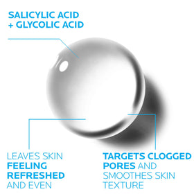 La Roche-Posay clear toner texture close-up highlighting lightweight feel
