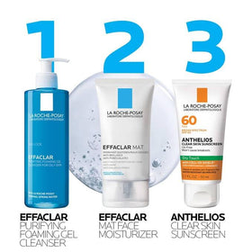 La Roche-Posay foaming lather in hand demonstrating effective but mild clean