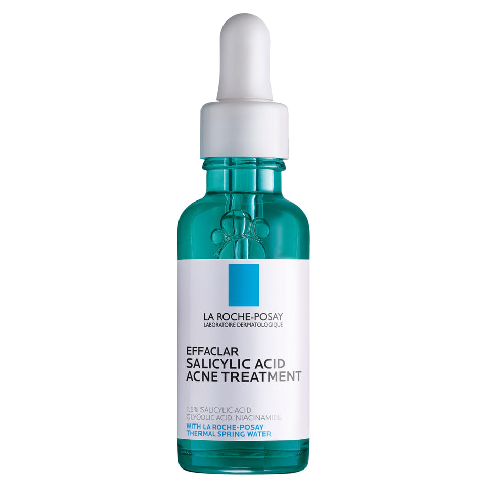 La Roche-Posay front packaging showing bottle and box, highlighting clinical design and trust