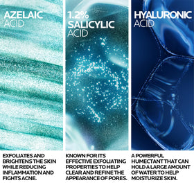 La Roche-Posay Effaclar A.Z. Gel in bathroom routine setting showing easy integration into daily skincare