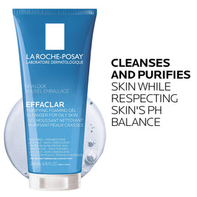 La Roche-Posay pump dispensing foam for easy daily use