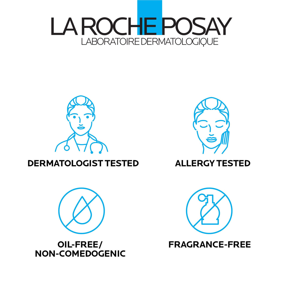 La Roche-Posay open dispenser highlighting air-tight packaging benefit