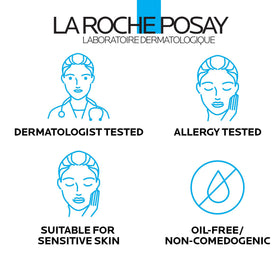 La Roche-Posay serum being applied to skin demonstrating easy absorption