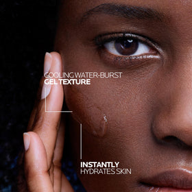 La Roche-Posay close-up label highlighting hyaluronic acid and ingredients