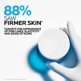 La Roche-Posay cream on hand illustrating lightweight spreadability for quick hydration