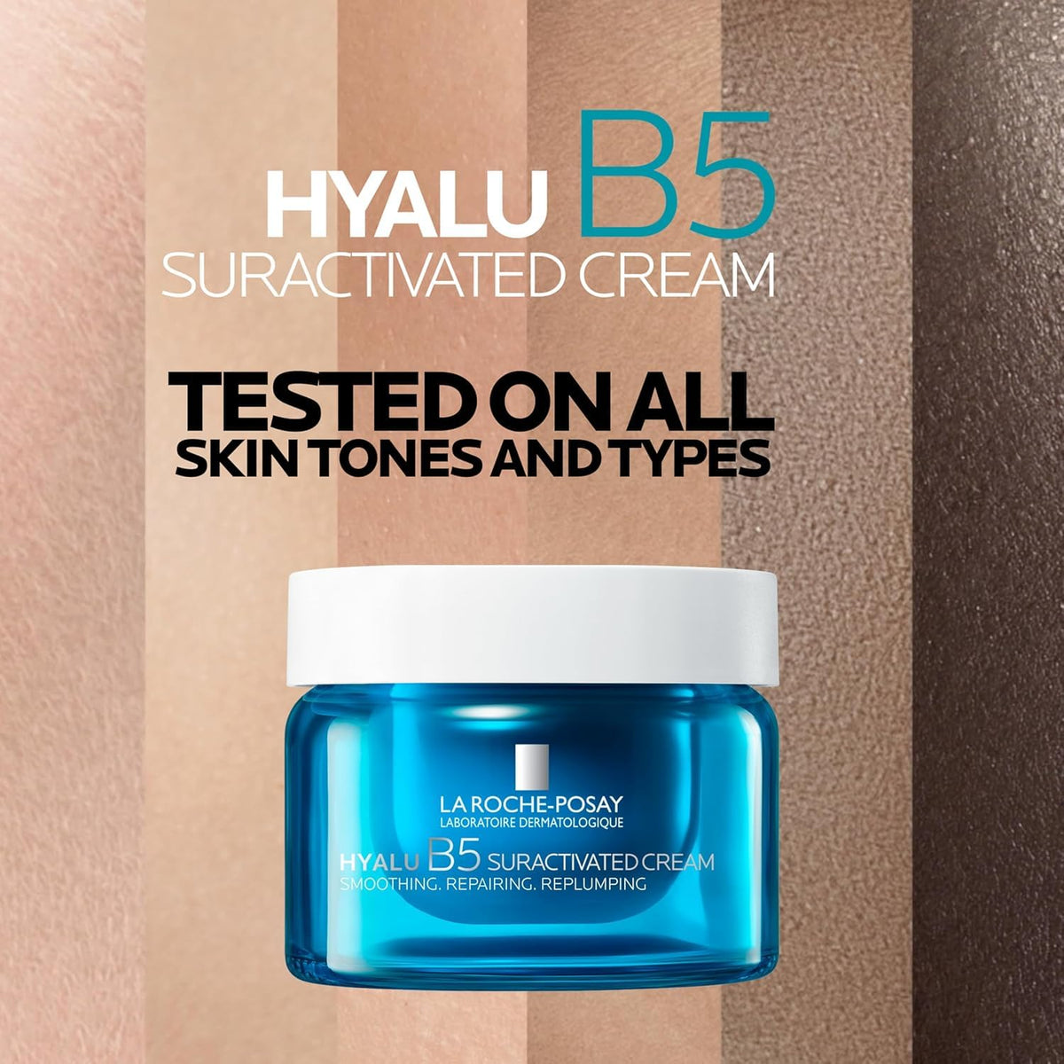 La Roche-Posay hyaluronic acid and ectoin ingredient focus highlighting repair