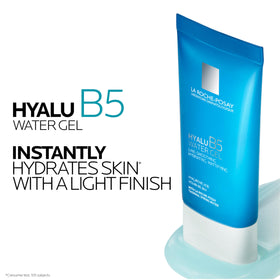 La Roche-Posay jar open showing lightweight gel texture and hydration