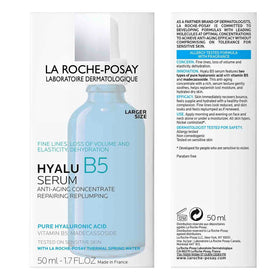 La Roche-Posay serum texture close-up illustrating rich hydrating consistency