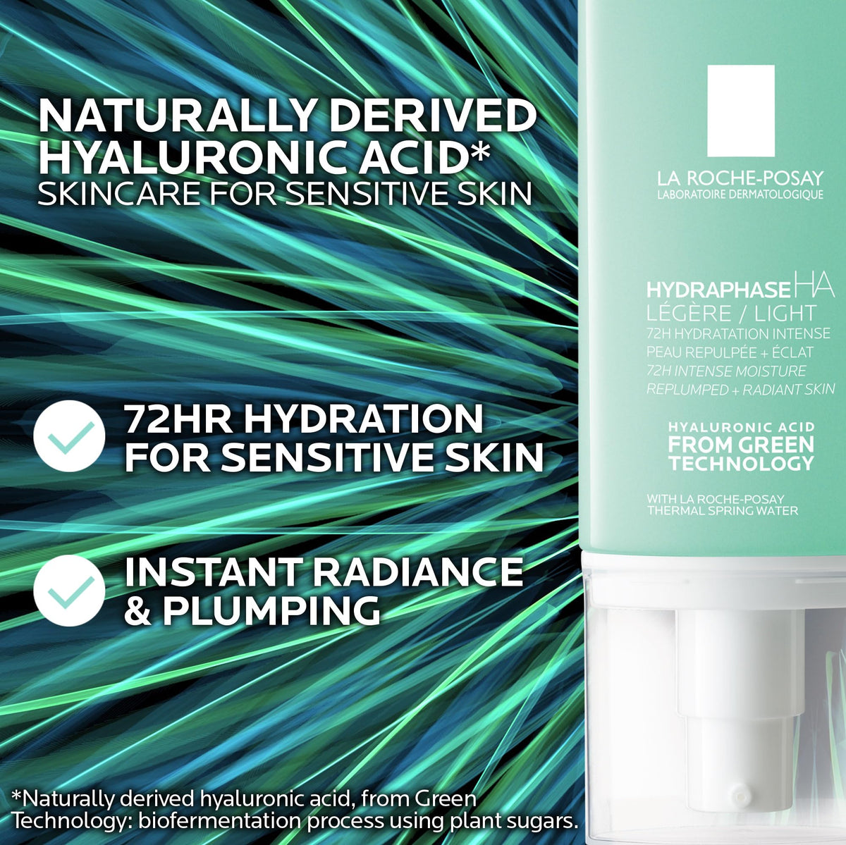 La Roche-Posay airless pump close-up preserving formula freshness and reducing contamination risk