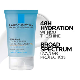 La Roche-Posay ingredient visual highlighting ceramide and niacinamide barrier support