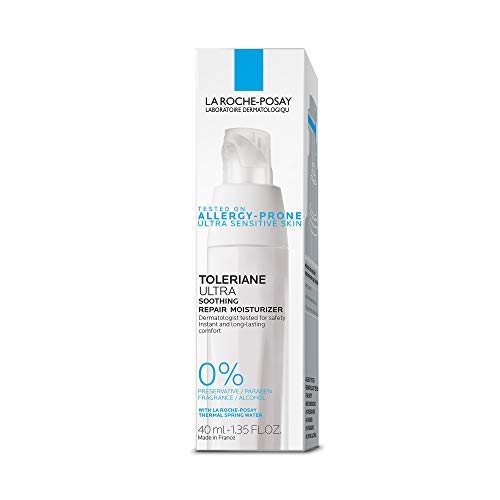La Roche-Posay ingredients label close-up emphasizing minimal irritation risk