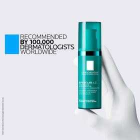 Clear La Roche-Posay label detail highlighting azelaic and salicylic acids for informed ingredient benefit