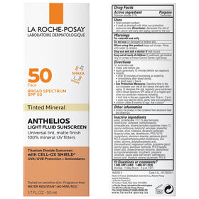 La Roche-Posay product label closeup showing key claims like fragrance-free and paraben-free