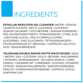 La Roche-Posay products staged on bathroom counter for an easy routine
