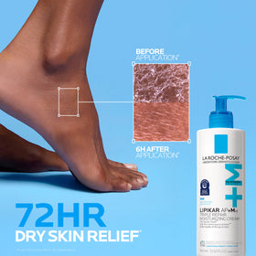 La Roche-Posay Lipikar AP+MAX pump and cap detail for convenient dispensing