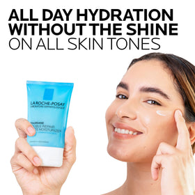 La Roche-Posay ingredient display with ceramide and niacinamide for barrier support