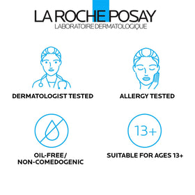 La Roche-Posay moisturizer in hand for size comparison and travel convenience