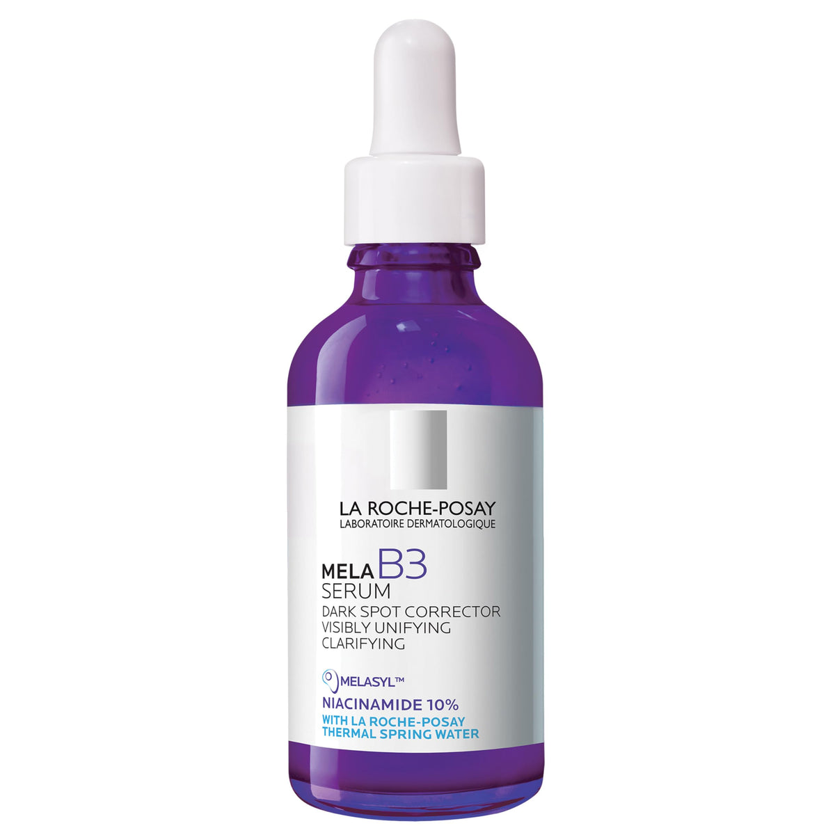 La Roche-Posay front packaging showcasing serum and benefits