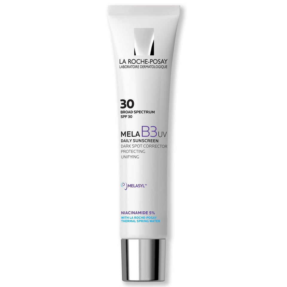 La Roche-Posay front packaging showing SPF 30 and corrective benefits