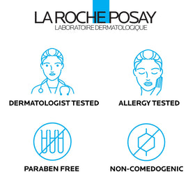 La Roche-Posay serum beside SPF moisturizer for daytime routine