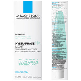 La Roche-Posay recyclable box and 50 ml pump highlighting sustainable packaging advantage