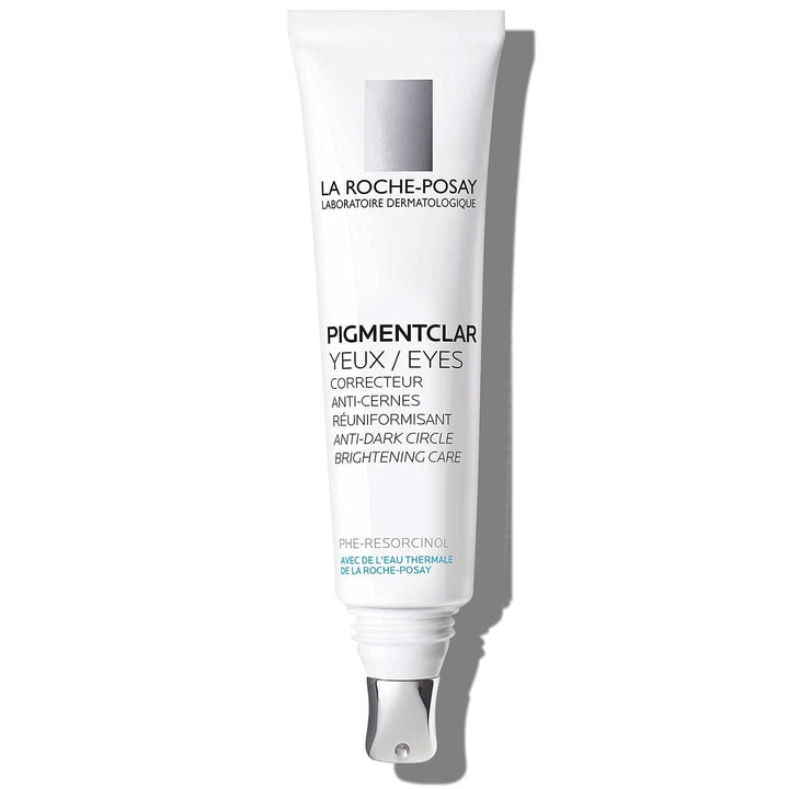 La Roche-Posay front packaging showing product and brand, brightening benefit