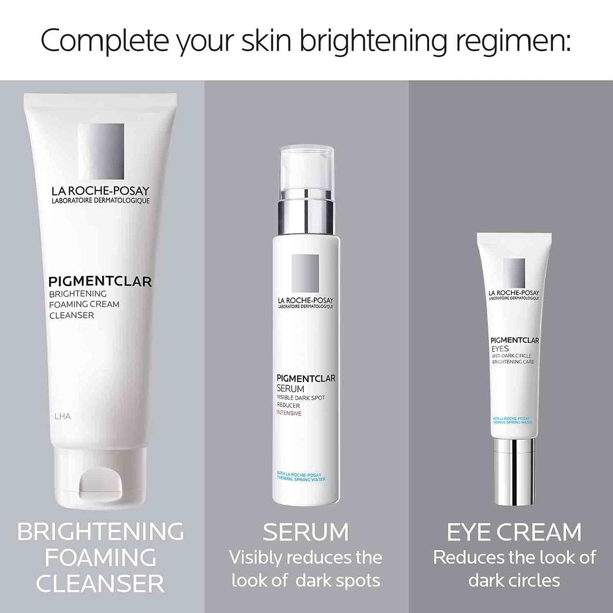 La Roche-Posay label and ingredients list highlighting targeted actives