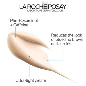 La Roche-Posay cream texture close-up showing lightweight melt-in benefit