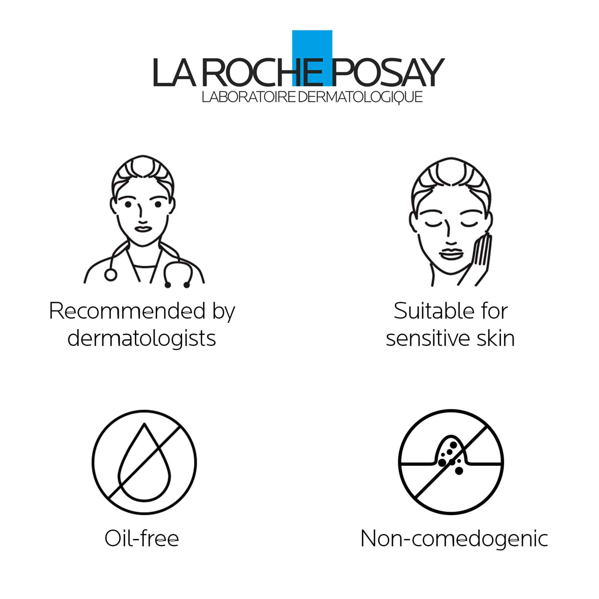La Roche-Posay label close-up focusing on Madecassoside for calming comfort