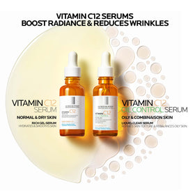 La Roche-Posay ingredient visual highlighting hyaluronic and salicylic acids for smoother skin