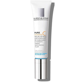 La Roche-Posay front packaging showing product and benefits for visible plumping